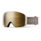 4D MAG XL Low Bridge Fit, Chalk + ChromaPop™ Sun Black Gold Mirror, hi-res